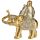 Zittend Glitter Olifant Chinese Lachende Boeddha 
