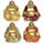 Mini Glitter Chinese Lachende Boeddha 8cm