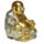 Mini Glitter Chinese Lachende Boeddha 8cm