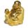 Mini Glitter Chinese Lachende Boeddha 8cm