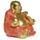 Mini Glitter Chinese Lachende Boeddha 8cm