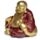 Mini Glitter Chinese Lachende Boeddha 8cm
