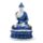 Wit & Blauw Thaise Boeddha Lotus