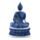Wit & Blauw Thaise Boeddha Lotus