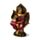 Rood & Goud Thaise Boeddha Zittende Lotus