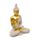 Zandsteen & Goud Effect Thaise Boeddha Meditatie