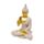 Zandsteen & Goud Effect Thaise Boeddha Meditatie
