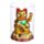 Goudkleurige Maneki Neko Gelukskat Solar Poppetje