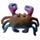 Krab Dierenknuffels Zanddieren  13cm