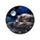 Lisa Parker Quiet Reflection Wolf Bedrukte Klok