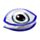 Bescherming Evil Eye Ovaal Haarklauwclip