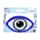 Bescherming Evil Eye Ovaal Haarklauwclip