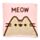 Pusheen de Kat Compacte Reishanddoek