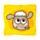 Kawaii Shaun het Schaap Compacte Reishanddoek