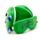 Relaxeazzz Pluche Monstarz Monster Rond Reiskussen & Slaapmasker - Groen