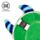 Relaxeazzz Pluche Monstarz Monster Rond Reiskussen & Slaapmasker - Groen