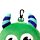 Relaxeazzz Pluche Monstarz Monster Rond Reiskussen & Slaapmasker - Groen