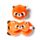 Relaxeazzz Pluche Rode Panda Rond Reiskussen & Slaapmasker