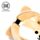 Relaxeazzz Pluche Shiba Inu Rond Reiskussen & Slaapmask