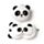 Relaxeazzz Panda Rond Reiskussen & Slaapmasker