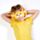 Relaxeazzz Giraffe Rond Reiskussen & Slaapmasker