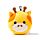 Relaxeazzz Giraffe Rond Reiskussen & Slaapmasker