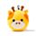 Relaxeazzz Giraffe Rond Reiskussen & Slaapmasker