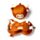 Relaxeazzz Pluche Highland Coo Koe Rond Reiskussen & Slaapmasker
