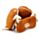 Relaxeazzz Pluche Highland Coo Koe Rond Reiskussen & Slaapmasker