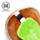 Relaxeazzz Pluche Luiaard Rond Reiskussen & Slaapmasker