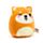 Pluche Squidglys Shuggs de Shiba Inu hond Adoramals Huisdieren