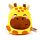 Pluche Squidglys Raffi de Giraffe Adoramals Wilde Dierene Dieren