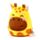 Pluche Squidglys Raffi de Giraffe Adoramals Wilde Dierene Dieren
