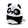 Pluche Squidglys Susu de Panda Adoramals Wilde Dierene Dieren