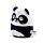 Pluche Squidglys Susu de Panda Adoramals Wilde Dierene Dieren