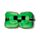 Relaxeazzz Minecraft Creeper Rond Reiskussen & Slaapmasker