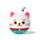Relaxeazzz Maneki Neko Gelukskat Rond Reiskussen & Slaapmasker