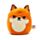 Pluche Squidglys Finnick de Vos Adoramals Bos