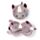 Relaxeazzz Neushoorn Rond Reiskussen & Slaapmasker