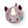 Relaxeazzz Neushoorn Rond Reiskussen & Slaapmasker
