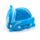 Relaxeazzz Adoramals Blu de Dolfijn Rond Reiskussen & Slaapmasker