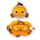 Relaxeazzz Adoramals Finley de Clownsvis Rond Reiskussen & Slaapmasker