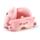 Relaxeazzz Adoramals Puff de Kogelvis Rond Reiskussen & Slaapmasker