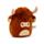 Pluche Squidglys Highland Coo Koe