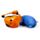 Swapseazzz Adoramals Clownvis 2-in-1 Pluche Reiskussen