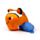 Swapseazzz Adoramals Clownvis 2-in-1 Pluche Reiskussen