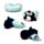 Swapseazzz Adoramals Pinguin 2-in-1 Pluche Reiskussen