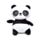 Swapseazzz Adoramals Susu de Panda  2-in-1 Pluche Reiskussen