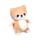 Swapseazzz Adoramals Shuggs de Shiba Inu  2-in-1 Pluche Reiskussen