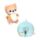 Swapseazzz Adoramals Shuggs de Shiba Inu  2-in-1 Pluche Reiskussen